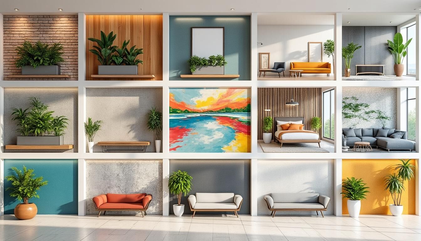 Découvrez 15 idées créatives pour transformer vos murs intérieurs en œuvres d'art. Inspirez-vous de solutions innovantes et tendance pour habiller vos espaces tout en reflétant votre personnalité.