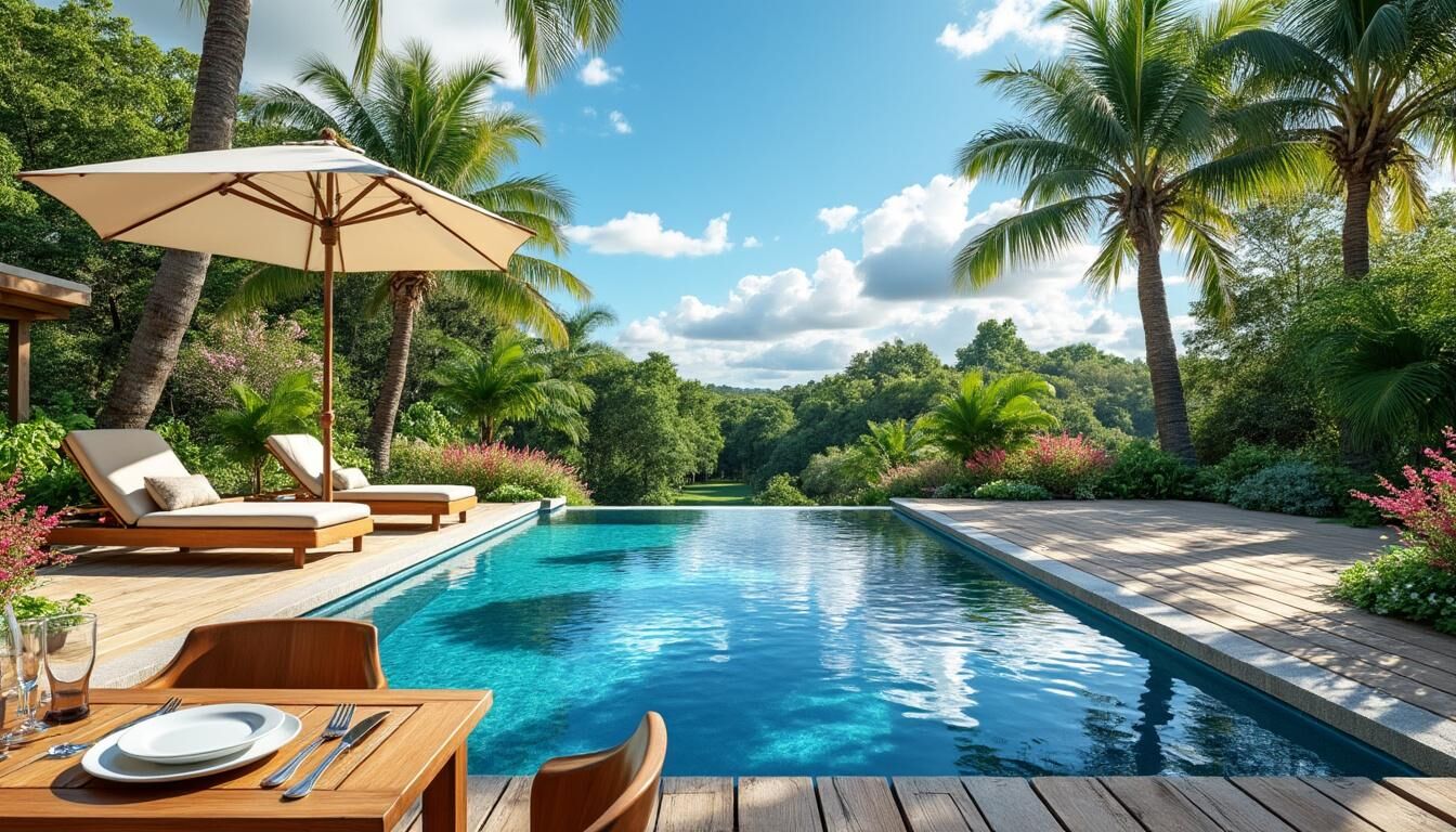 Découvrez nos conseils pratiques pour aménager les abords de votre piscine hors sol. Créez un espace esthétique et fonctionnel, optimisez la sécurité et le confort avec des idées d'aménagement adaptées à votre jardin.