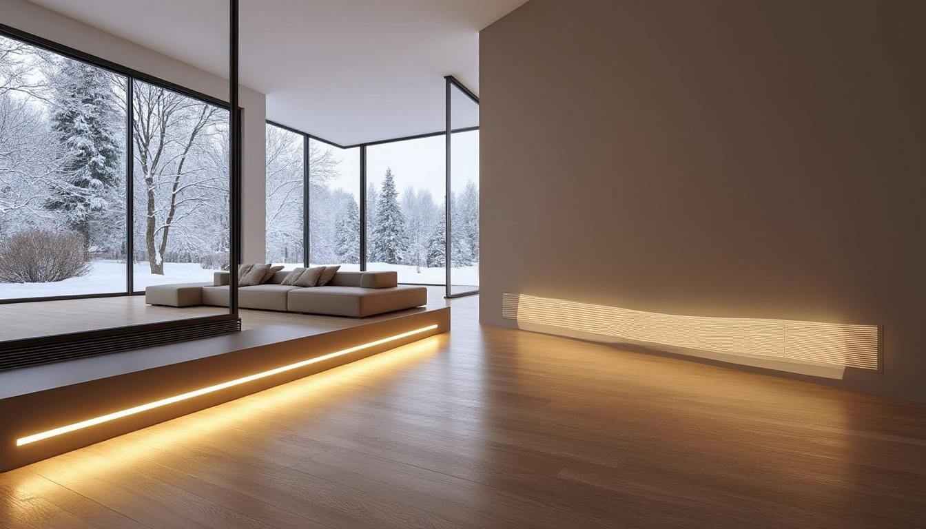 Découvrez les principes fondamentaux du chauffage dans les plinthes, ses nombreux avantages en matière de confort et d'esthétisme, ainsi que ses limites à prendre en compte. Optimal pour un intérieur chaleureux et homogène.