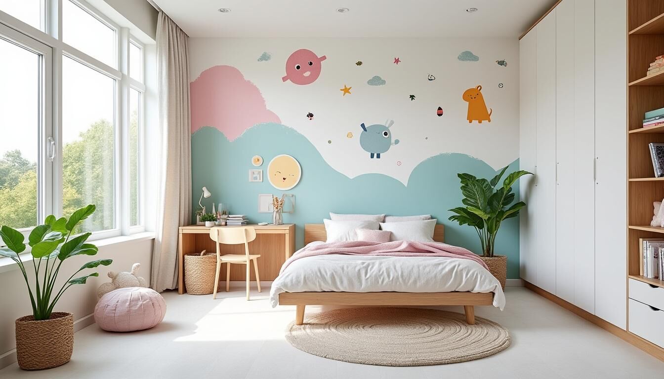Découvrez 10 inspirations tendance pour la peinture de la chambre de votre fillette. Créez un espace fun et original qui reflète sa personnalité avec des couleurs et des motifs adaptés à son univers. Trouvez des idées modernes et créatives pour transformer sa chambre en un véritable havre de paix.