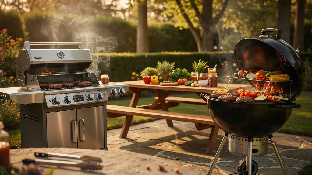 Barbecue au gaz et au charbon en jardin, guide complet pour choisir le meilleur barbecue extérieur