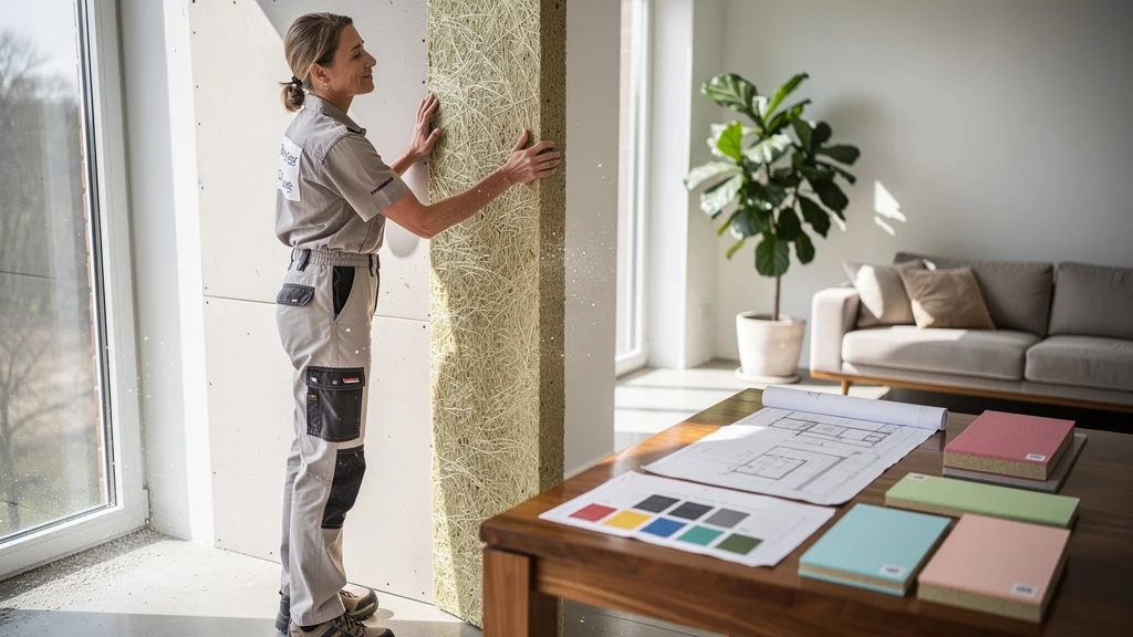 Isolation mur intérieur fine et efficace sans perte d’espace avec matériaux biosourcés innovants