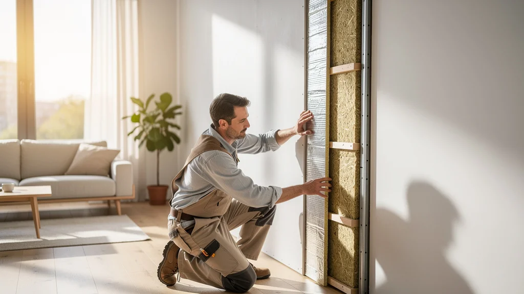 Isolation mur intérieur fine sans perte de place pour un confort thermique optimal toute l'année