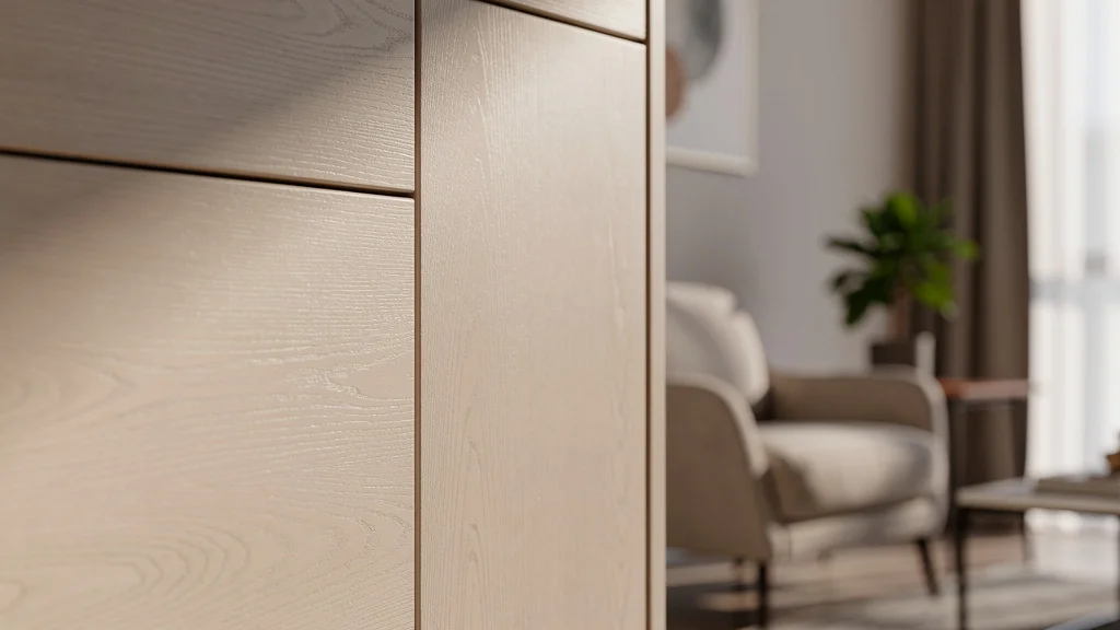 Mur intérieur isolé avec lambris collé pour gagner de la place et optimiser l’isolation thermique et acoustique